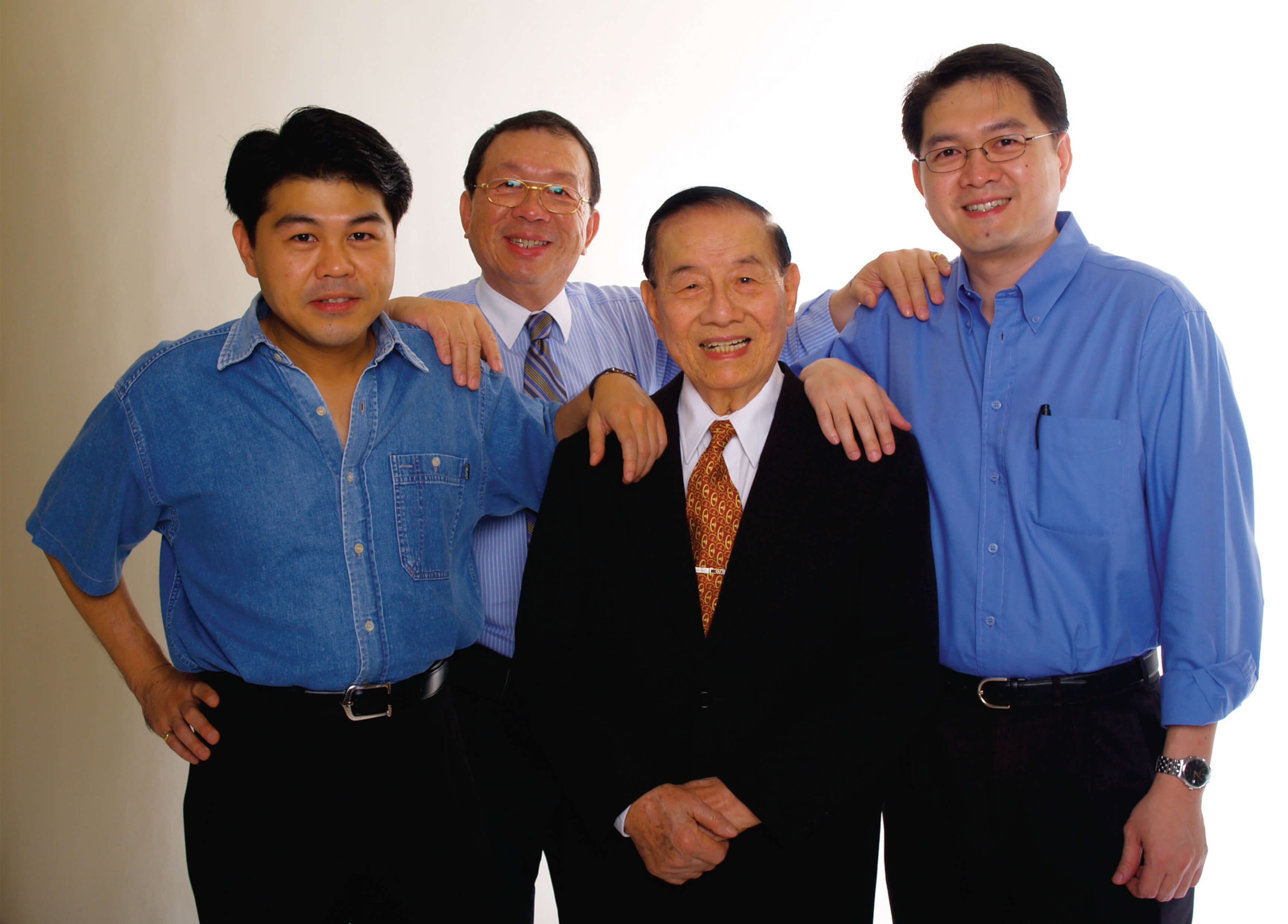 men in blue